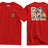 OP Telic Iraq War Zone Veteran Double Side Printed T-Shirt - Red