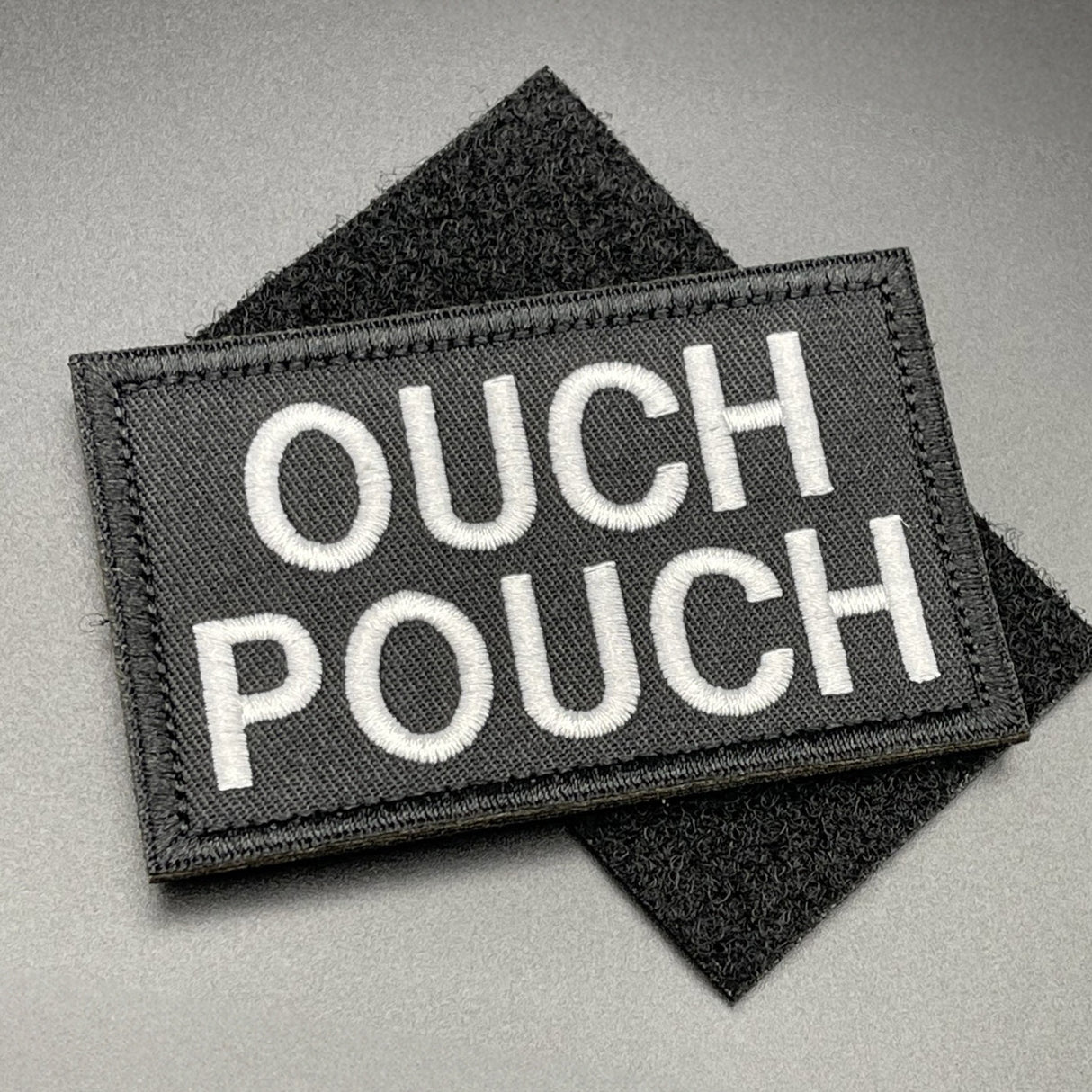 Ouch Pouch Patch Black, Hook & Loop, 8cm | Task Outdoor