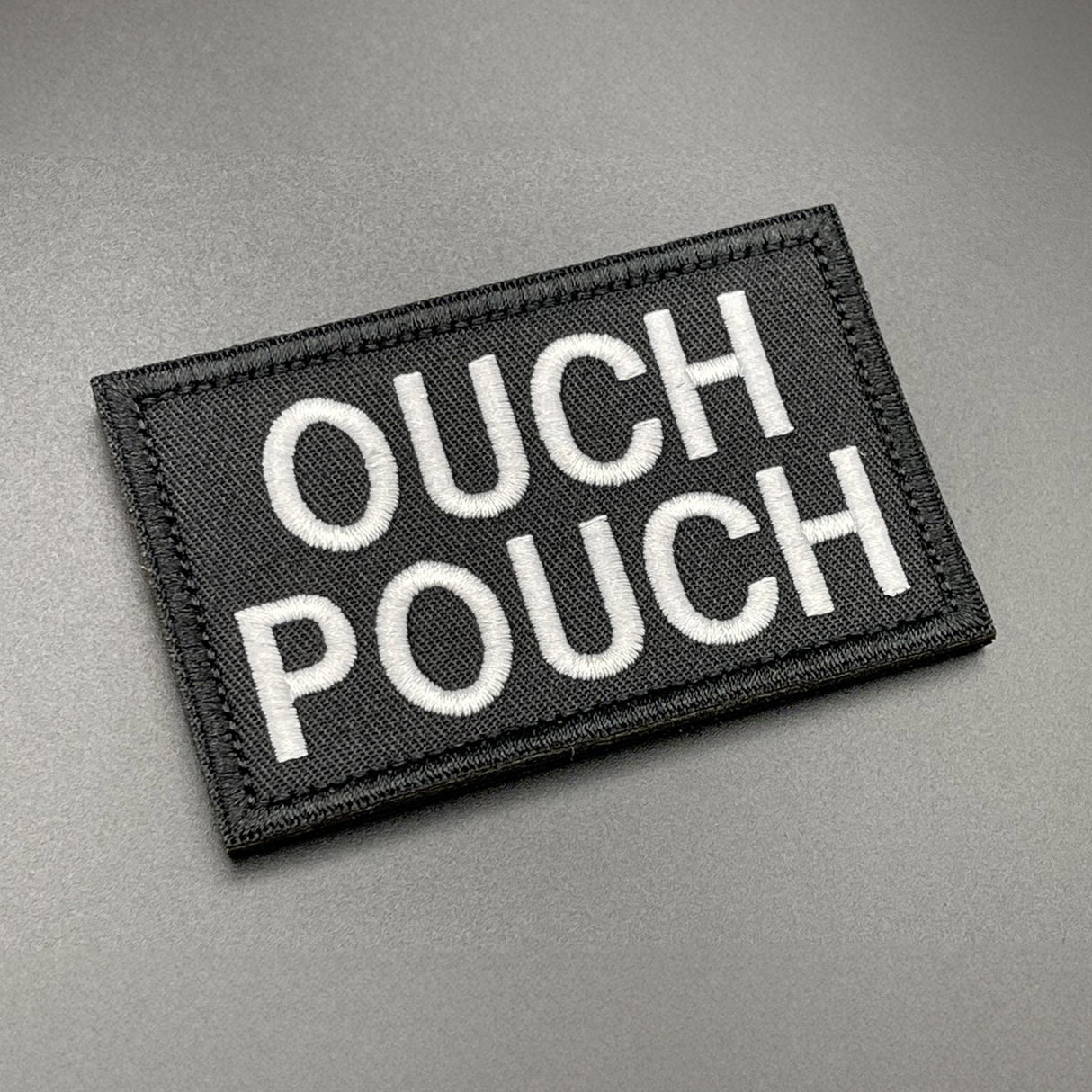 Ouch Pouch Patch Black, Hook & Loop, 8cm | Task Outdoor