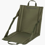 Highlander Folding Outdoor Seat in Olive Green - front view