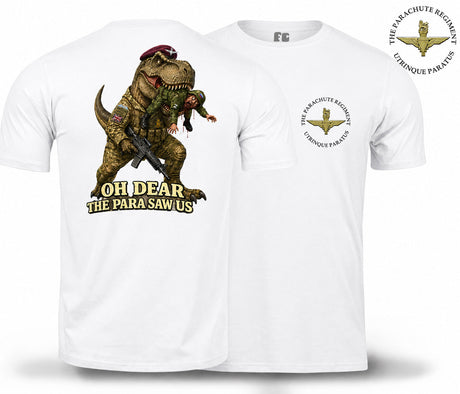 Oh Dear The Para Saw Us T-Shirt - White