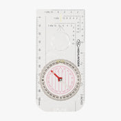 Highlander Pathfinder Military Map Compass - baseplate compass from above on white background