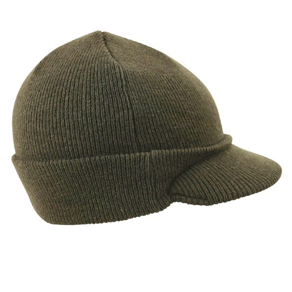 Kombat Peaked Beanie Hat Olive Green | Task Outdoor