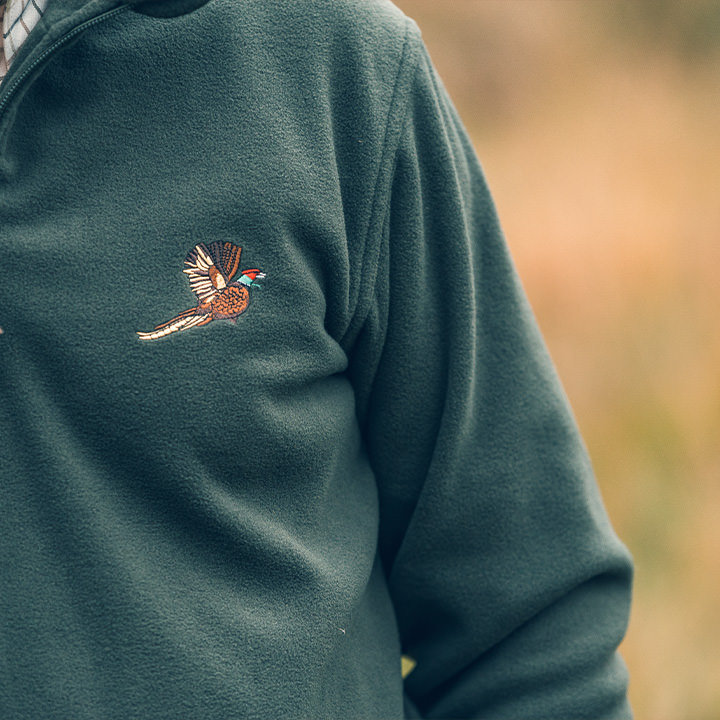 Jack Pyke Pheasant Motif Fleece Pullover | Task Outdoor