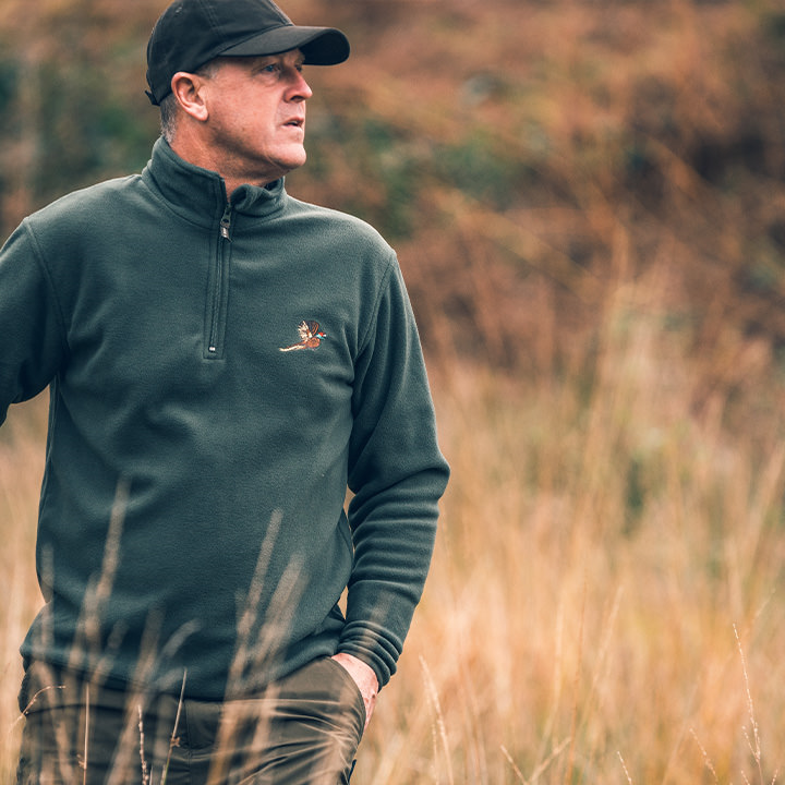 Jack Pyke Pheasant Motif Fleece Pullover | Task Outdoor