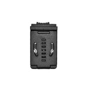 Kydex Customs DCL Combat Loops (Belt Mounting) in black from the front on white background