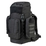 Highlander Pinnacle Rucksack 50L in black from the front
