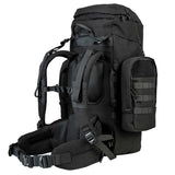 Highlander Pinnacle Rucksack 50L in black from the back