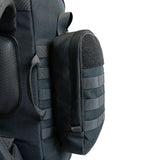 Highlander Pinnacle Rucksack 50L in black close up of side pouch