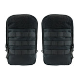 Highlander Pinnacle Rucksack 50L in black close up of side pouches