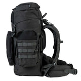 Highlander Pinnacle Rucksack 50L in black from the side