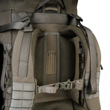 Highlander Pinnacle Rucksack 50L in ranger green close up of airmesh back