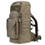 Highlander Pinnacle Rucksack 50L in ranger green from the front left on white background
