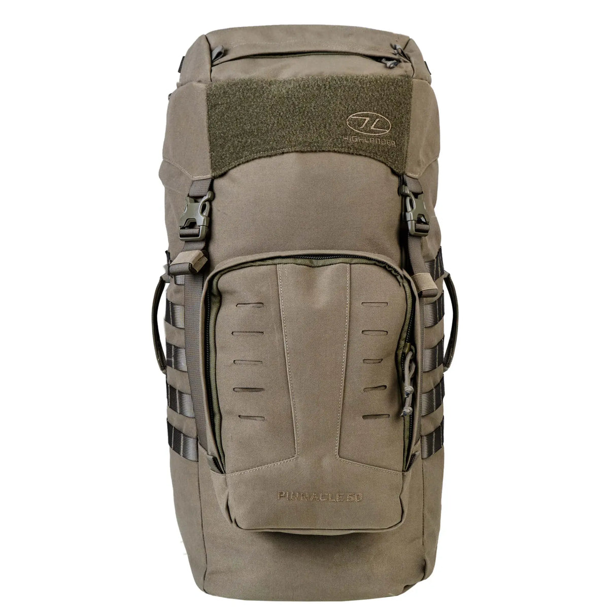Highlander Pinnacle Rucksack 50L in ranger green front