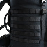 Highlander Pinnacle Rucksack 70L in black close up of MOLLE loops