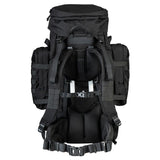 Highlander Pinnacle Rucksack 70L in black back on white background