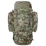 Highlander Pinnacle Rucksack 70L in hmtc camo front on white background
