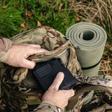 Highlander Pinnacle Rucksack 70L in hmtc camo in the outdoors