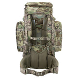 Highlander Pinnacle Rucksack 70L in hmtc camo back on white background