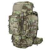 Highlander Pinnacle Rucksack 70L in hmtc camo front on white background