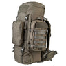 Highlander Pinnacle Rucksack 70L in ranger green front on white background