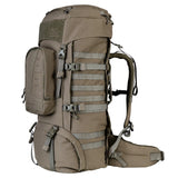 Highlander Pinnacle Rucksack 90L in ranger green front on white background