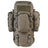 Highlander Pinnacle Rucksack 90L in Ranger Green - front view with both side pouches fitted