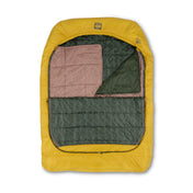 Kelty Tru Comfort Doublewide 20 Sleeping Bag - Olive Oil Gamescape full view