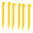 Highlander Plastic Angle Tent Pegs (Pack of 6) 