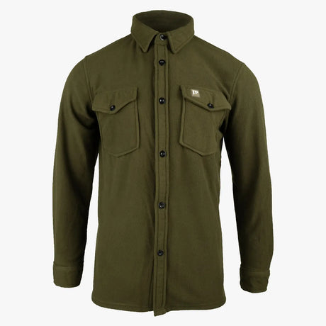 Jack Pyke Polar Fleece Shirt Dark Olive | Task Outdoor