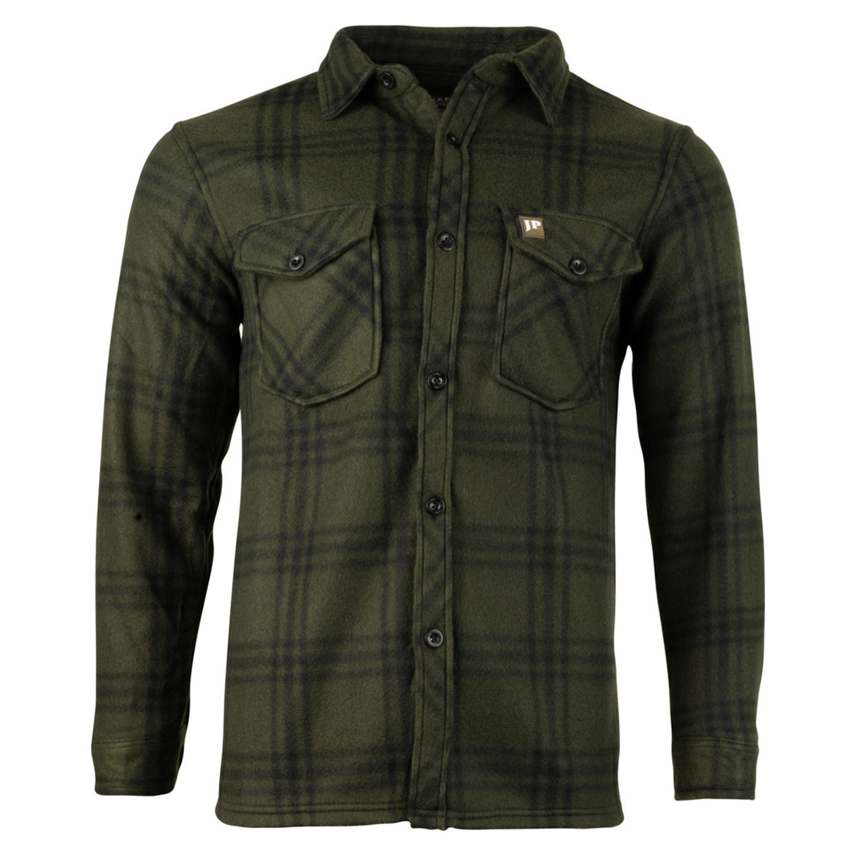 Jack Pyke Polar Fleece Shirt Green Check | Task Outdoor