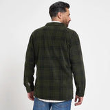 Jack Pyke Polar Fleece Shirt Green Check | Task Outdoor
