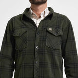 Jack Pyke Polar Fleece Shirt Green Check | Task Outdoor