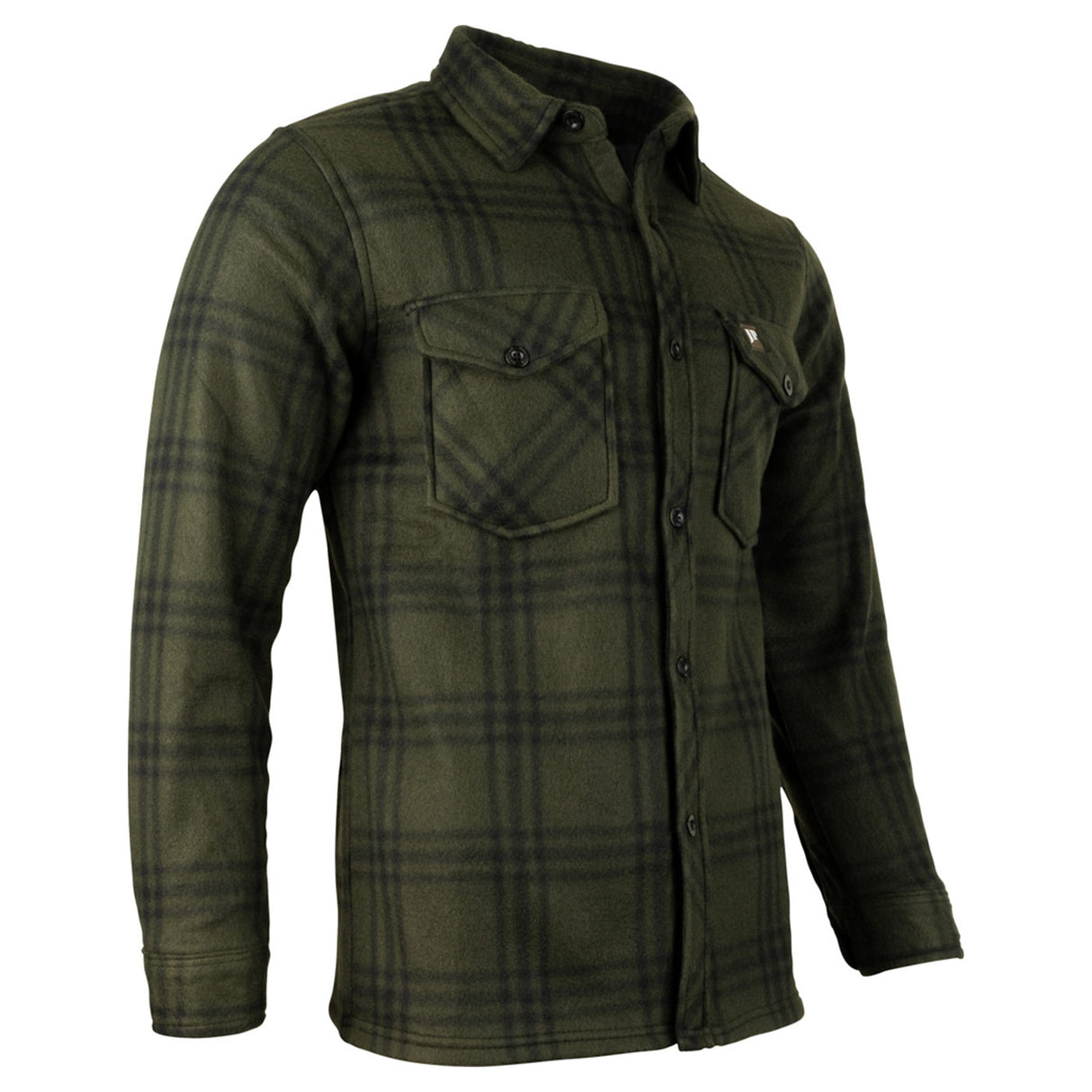 Jack Pyke Polar Fleece Shirt Green Check | Task Outdoor