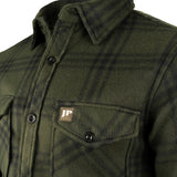 Jack Pyke Polar Fleece Shirt Green Check | Task Outdoor