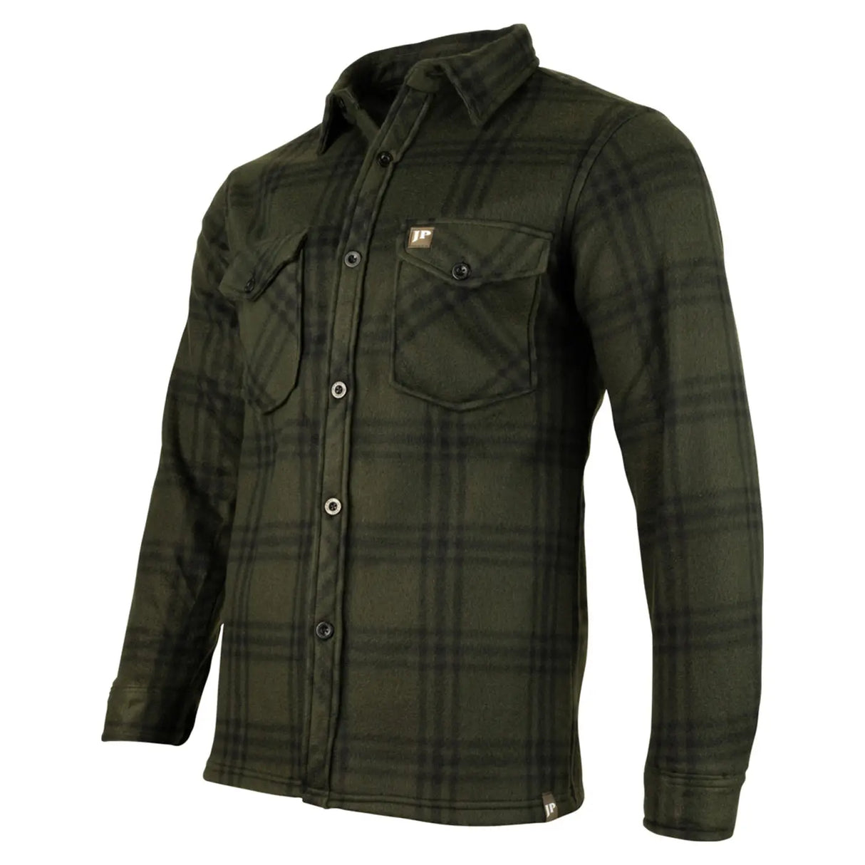 Jack Pyke Polar Fleece Shirt Green Check | Task Outdoor