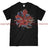 Poppies On Union Flag Watercolour Printed T-Shirt - Black