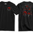Poppy Chutes Lest We Forget Double Print T-Shirt - Black (alternate view)