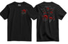 Poppy Chutes Lest We Forget Double Print T-Shirt - Black (alternate view)