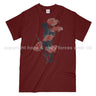 We Will Remember Them Printed T-Shirt - Maroon