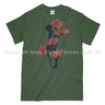 We Will Remember Them Printed T-Shirt - Military Green/Olive