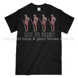 Poppy WW1 Tommy Lest We Forget Printed T-Shirt - Black