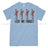 Poppy WW1 Tommy Lest We Forget Printed T-Shirt - Carolina Blue
