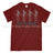 Poppy WW1 Tommy Lest We Forget Printed T-Shirt - Maroon