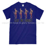 Poppy WW1 Tommy Lest We Forget Printed T-Shirt - Navy Blue