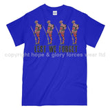 Poppy WW1 Tommy Lest We Forget Printed T-Shirt - Royal Blue