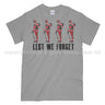 Poppy WW1 Tommy Lest We Forget Printed T-Shirt - Sports Grey