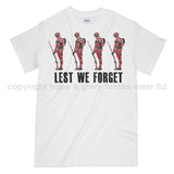 Poppy WW1 Tommy Lest We Forget Printed T-Shirt - White