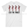 Poppy WW1 Tommy Lest We Forget Printed T-Shirt - White