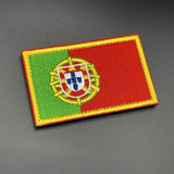 Portugal Flag Patch, Hook & Loop, 8cm | Task Outdoor